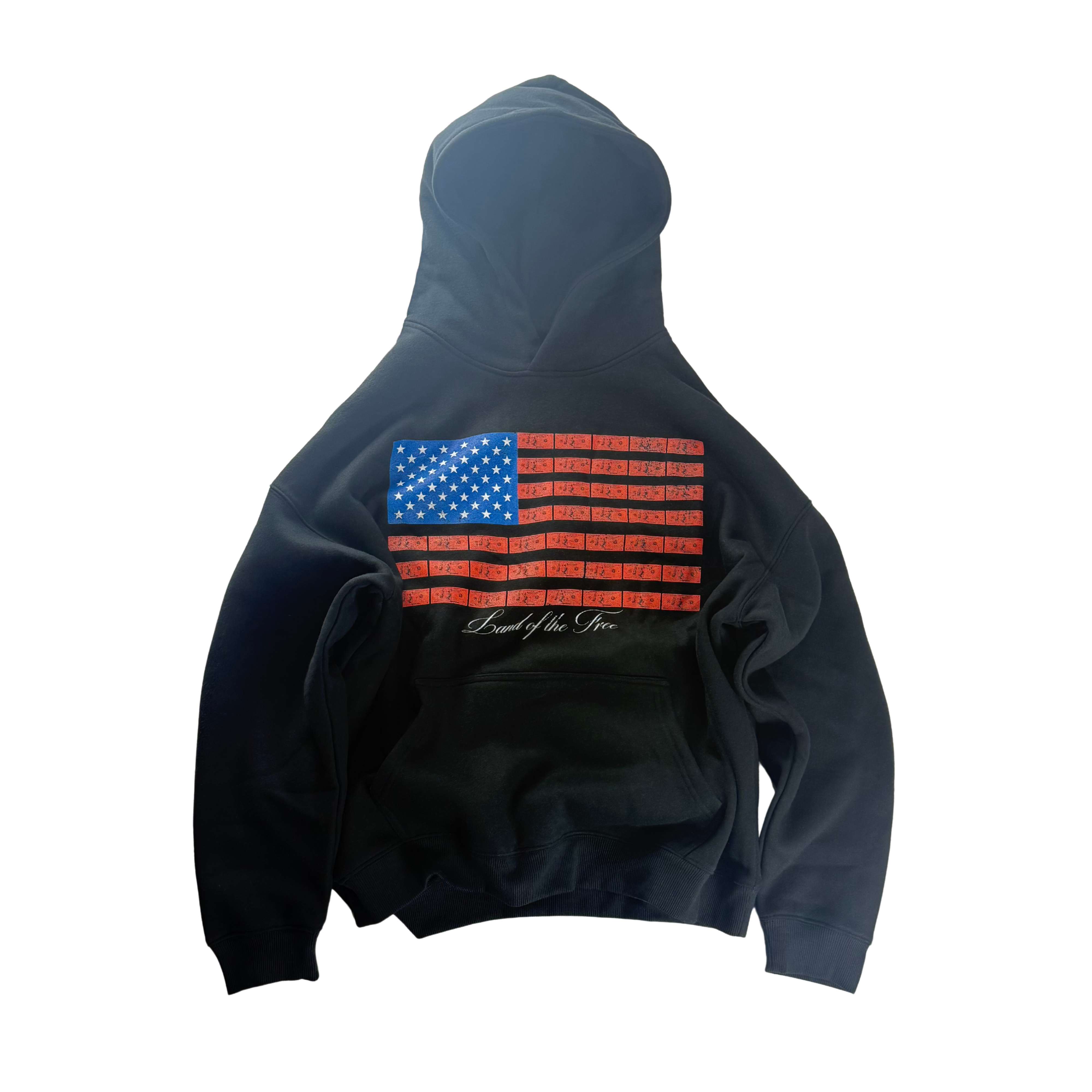 'Land Of The Free' Hoodie - Black
